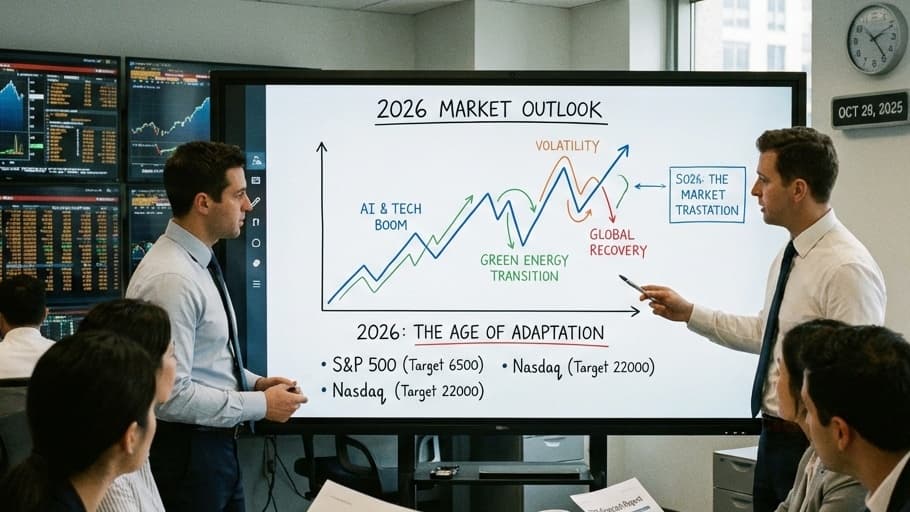 2026年全球股市走勢預測：基礎設施瓶頸下的先跌後升