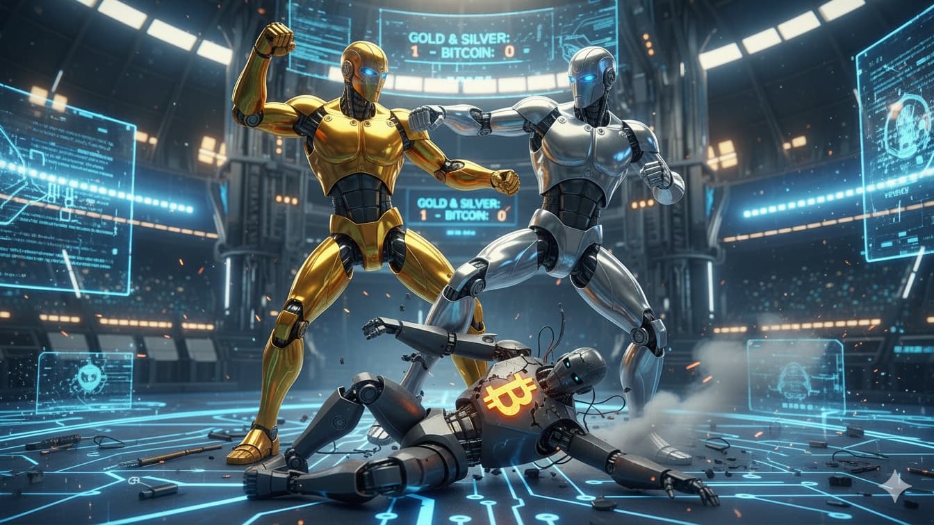 比特幣近期停滯不前,金銀卻爆升:兩者關係與投資啟示